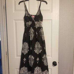 Boho paisley maxi dress